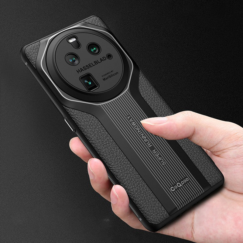 Q.COO Super Running Series 2 for Oppo Find X6 Pro Case PU Leather+Acrylic+TPU Drop Protective Phone Cover Q.COO Super Running Series 2 for Oppo Find X6 Pro Case PU Leather+Acrylic+TPU Drop Protective Phone Cover